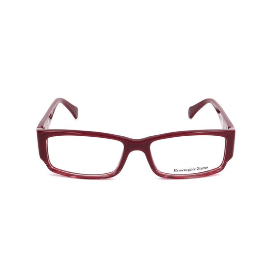 Ermenegildo Zegna Red Plastic Glasses Frames