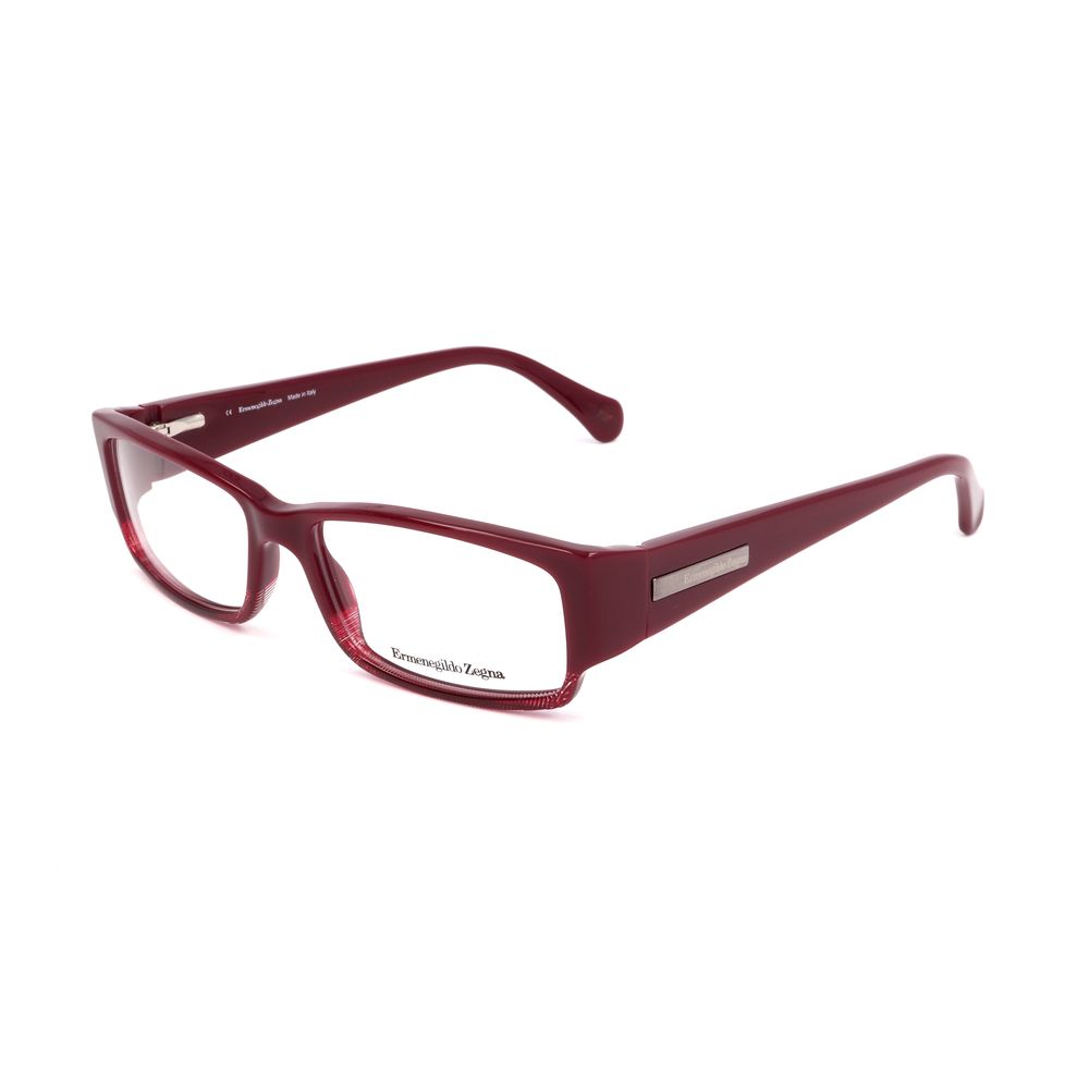 Ermenegildo Zegna Red Plastic Glasses Frames