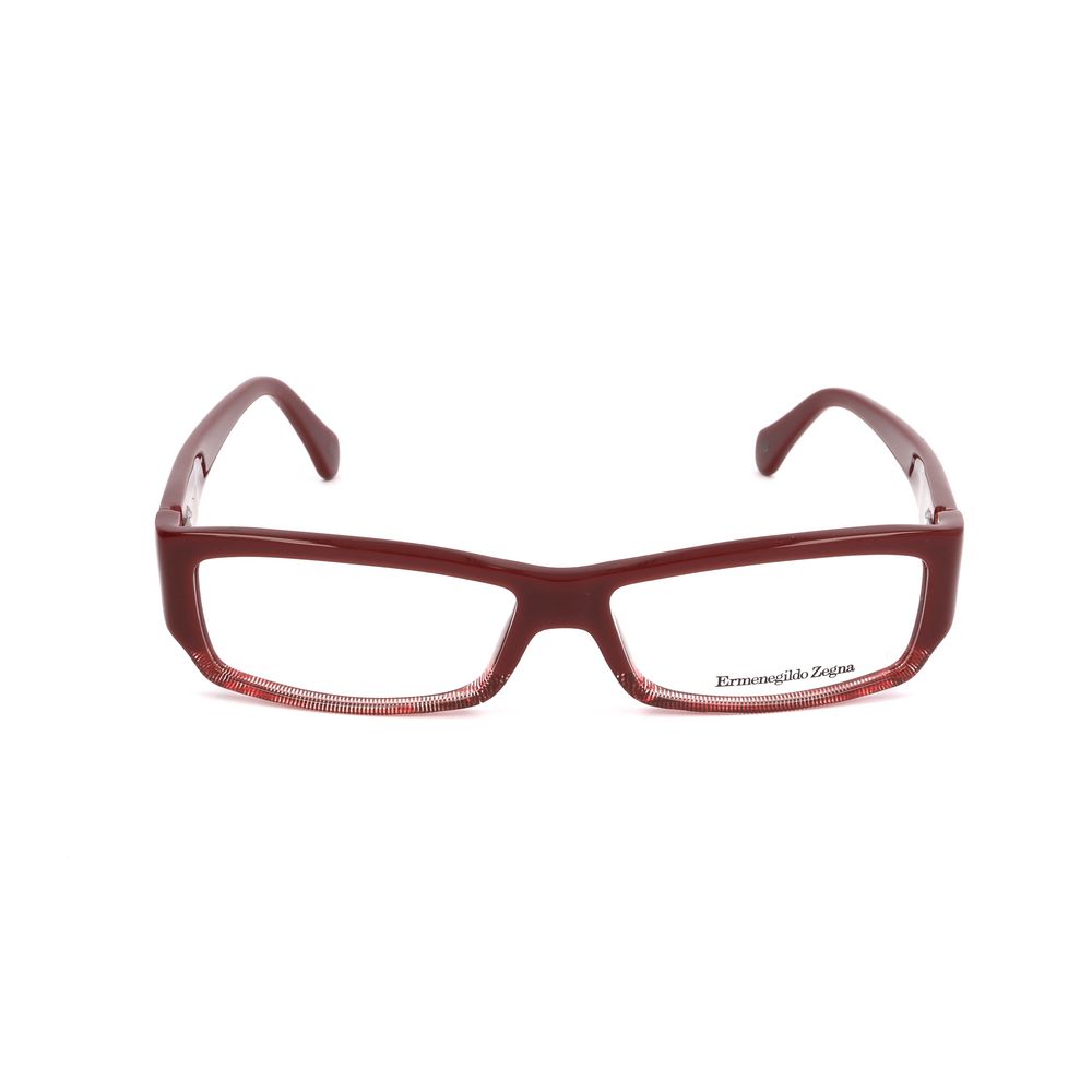 Ermenegildo Zegna Red Plastic Glasses Frames