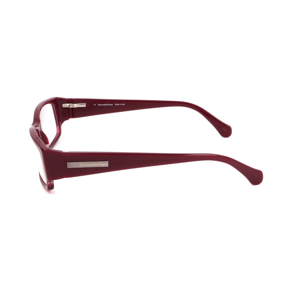 Ermenegildo Zegna Red Plastic Glasses Frames