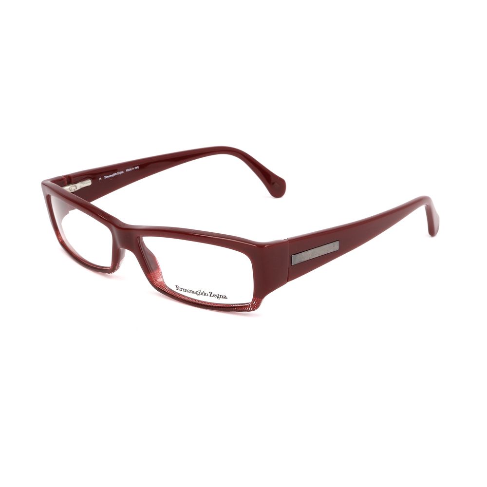 Ermenegildo Zegna Red Plastic Glasses Frames