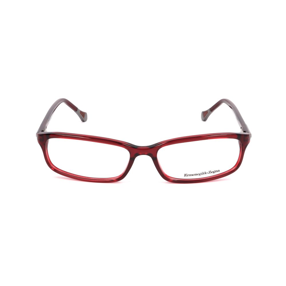 Ermenegildo Zegna Red Plastic Glasses Frames