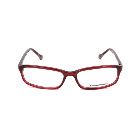 Ermenegildo Zegna Red Plastic Glasses Frames
