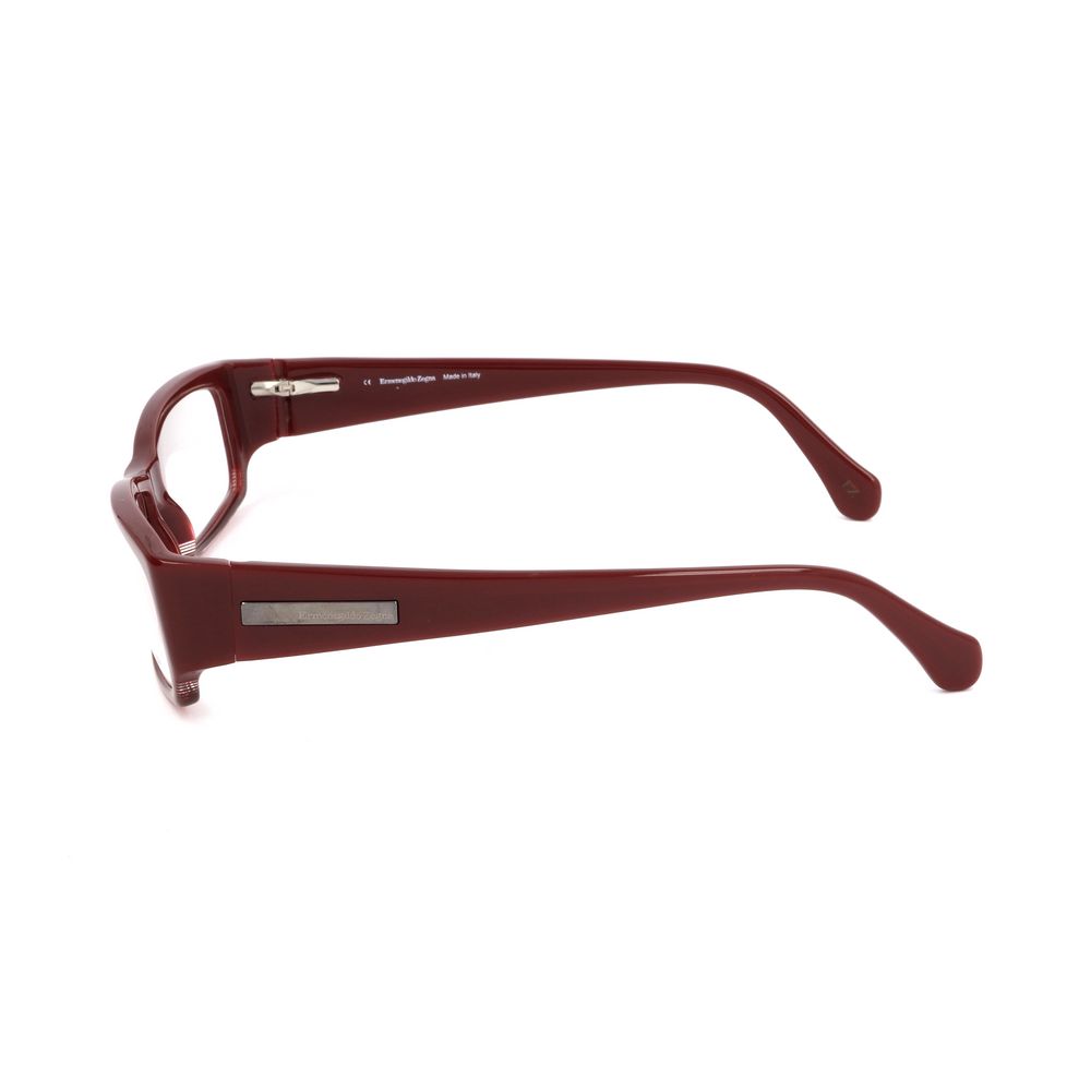 Ermenegildo Zegna Red Plastic Glasses Frames