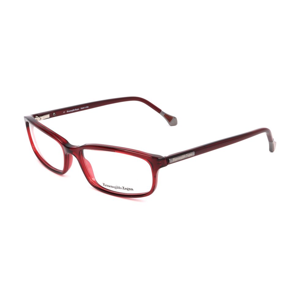 Ermenegildo Zegna Red Plastic Glasses Frames