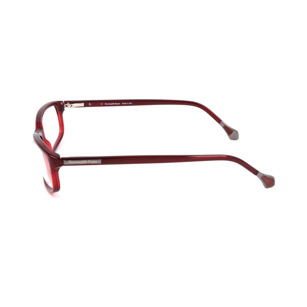 Ermenegildo Zegna Red Plastic Glasses Frames