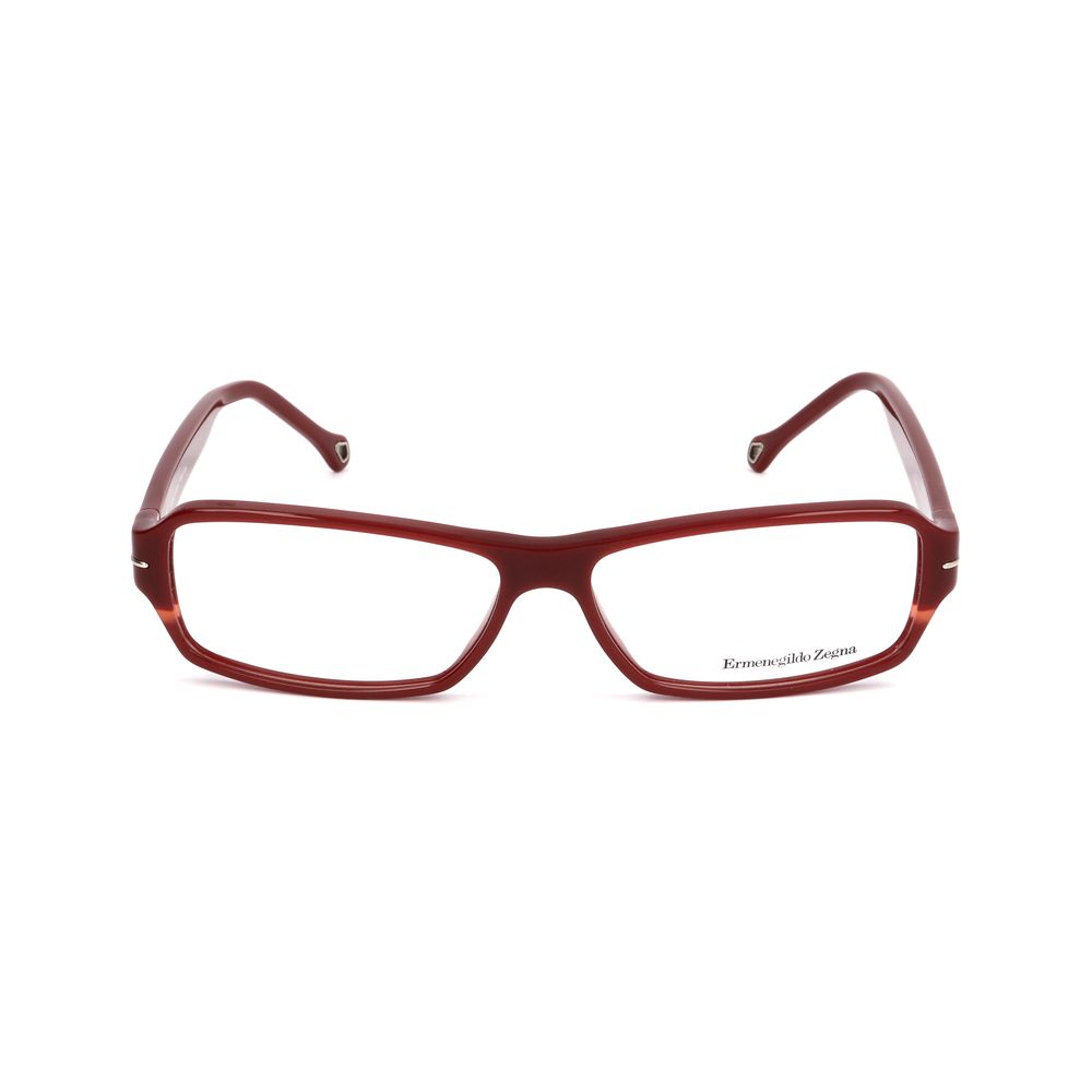 Ermenegildo Zegna Red Plastic Glasses Frames