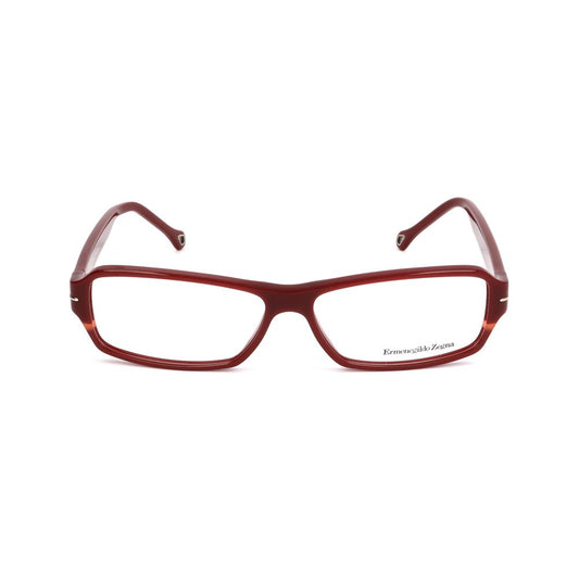Ermenegildo Zegna Red Plastic Glasses Frames