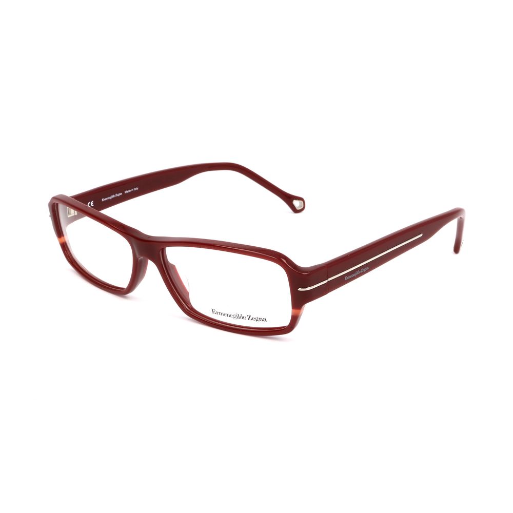 Ermenegildo Zegna Red Plastic Glasses Frames