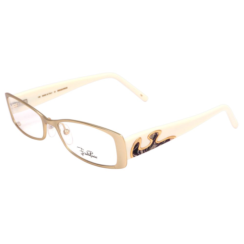 Emilio Pucci Gold Metal Frames Emilio Pucci