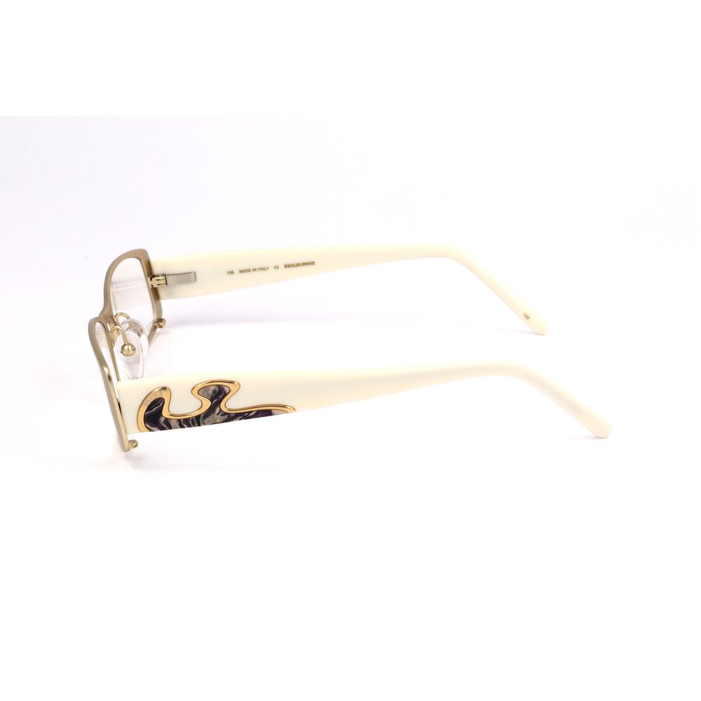 Emilio Pucci Gold Metal Frames Emilio Pucci