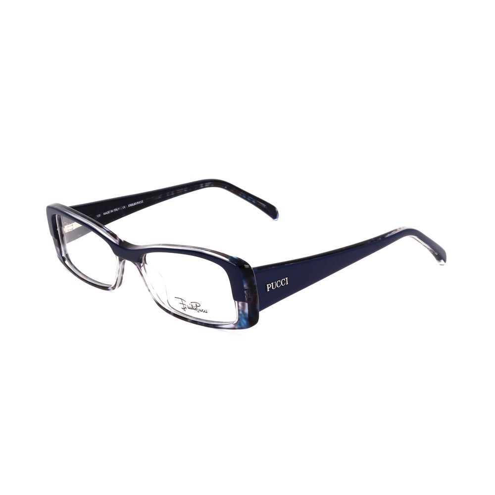 Emilio Pucci Blue Plastic Glasses Frames
