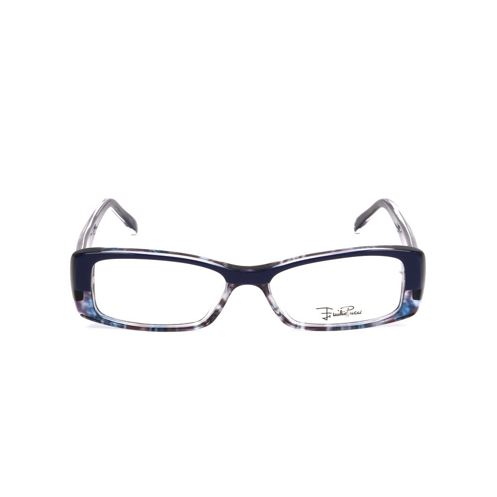 Emilio Pucci Blue Plastic Glasses Frames