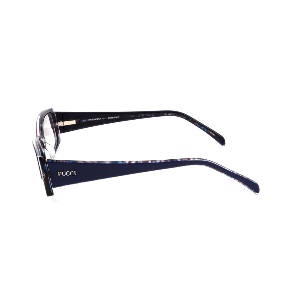 Emilio Pucci Blue Plastic Glasses Frames