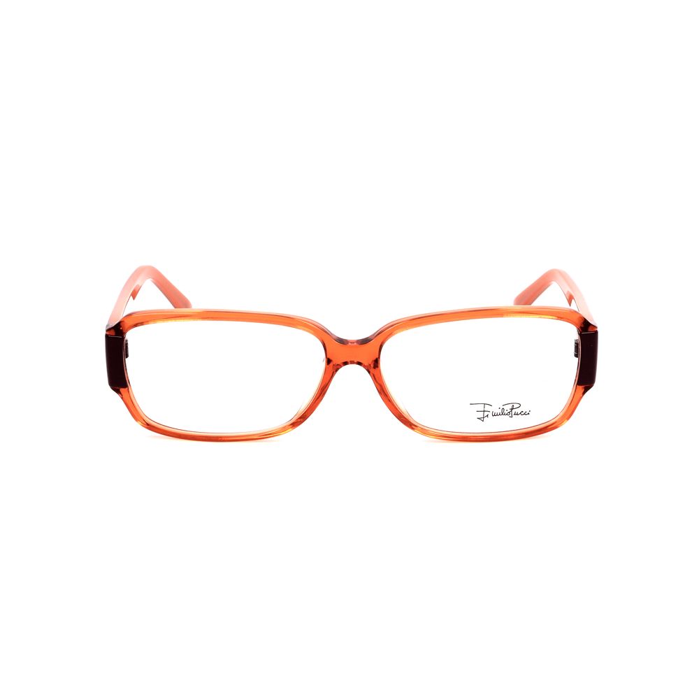 Emilio Pucci Orange Plastic Frames Emilio Pucci