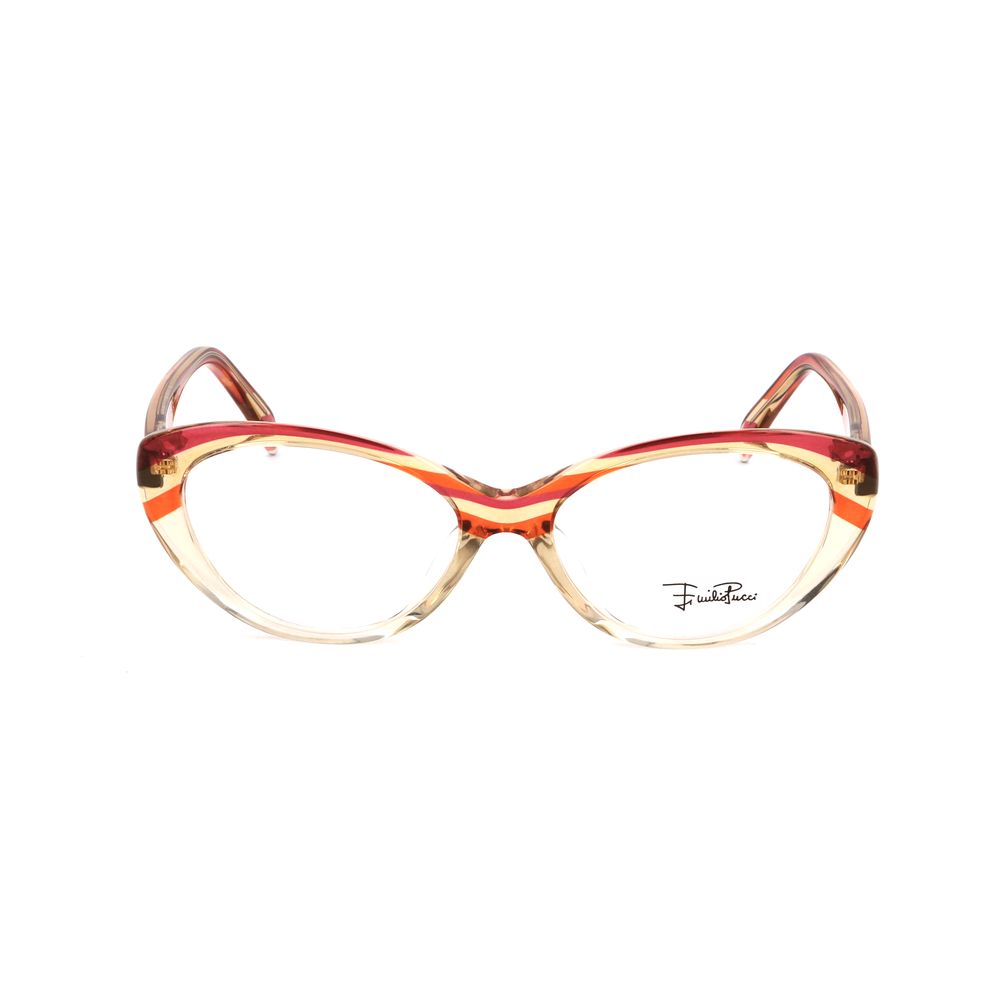 Emilio Pucci Red Plastic Frames Emilio Pucci