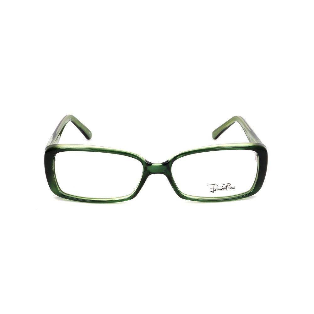 Emilio Pucci Green Plastic Glasses Frames