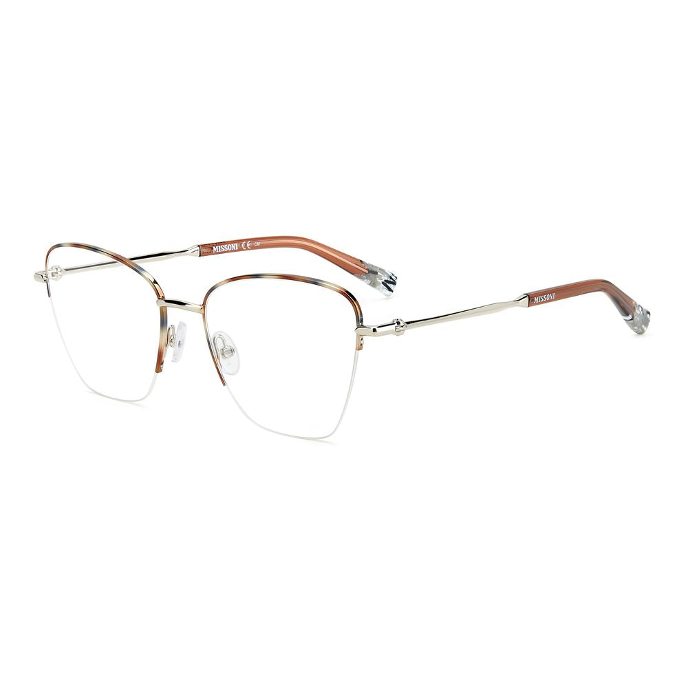 Missoni Bicolor Stainless Steel Glasses Frames