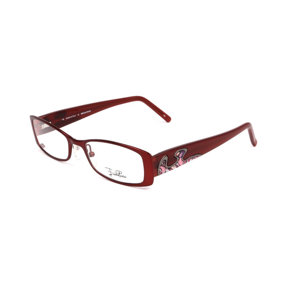 Emilio Pucci Red Metal Frames Emilio Pucci