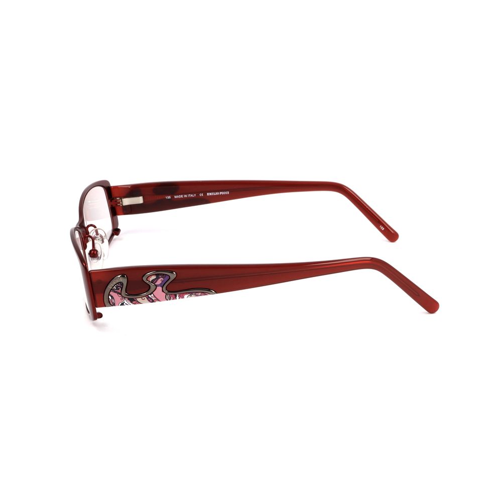 Emilio Pucci Red Metal Frames Emilio Pucci