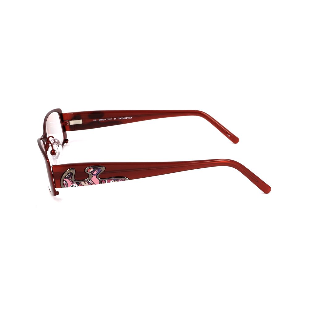 Emilio Pucci Red Metal Frames Emilio Pucci