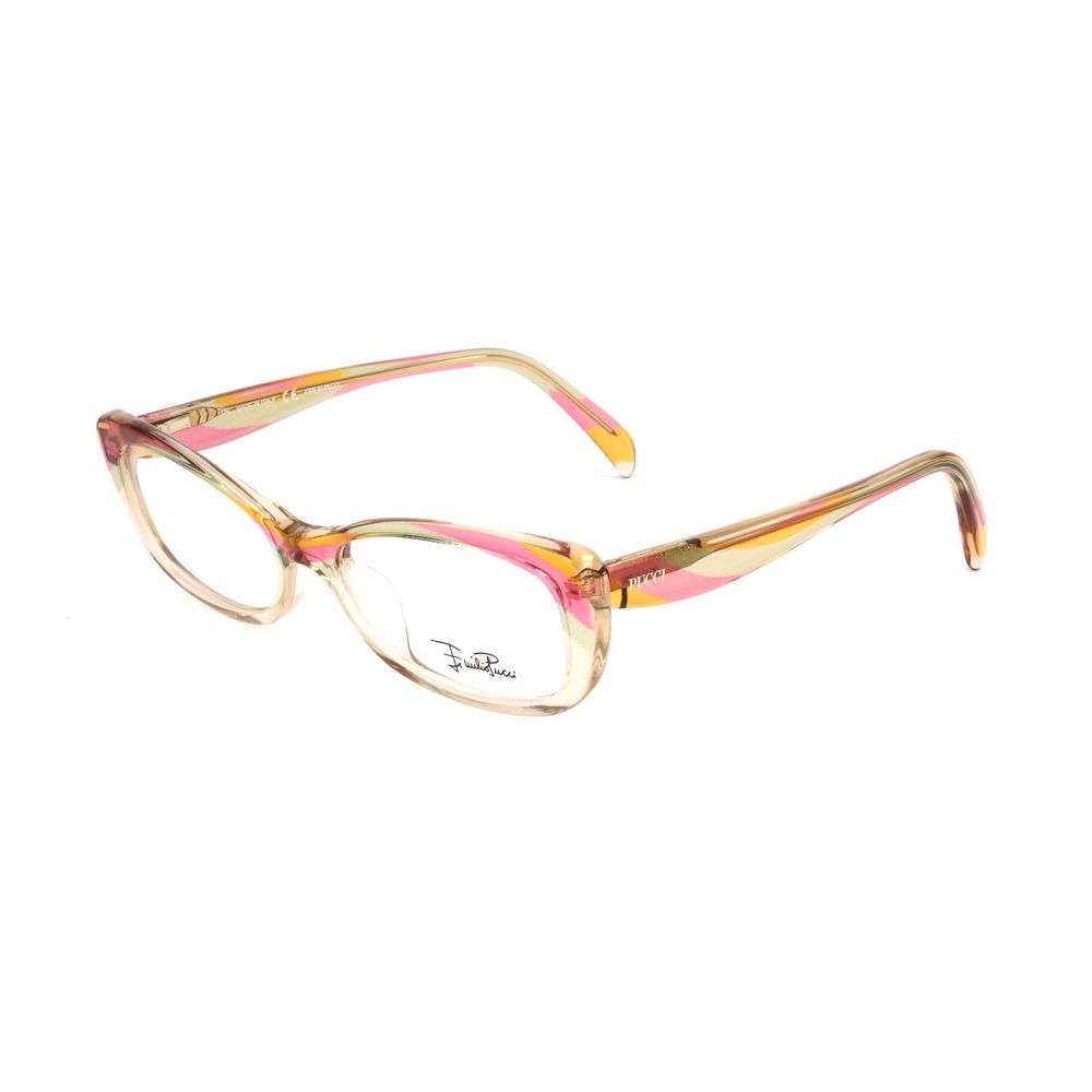 Emilio Pucci Multicolor Plastic Glasses Frames