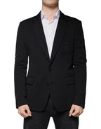 Dolce & Gabbana Black Wool Single Breasted Formal Blazer - Eljoys Fashion 