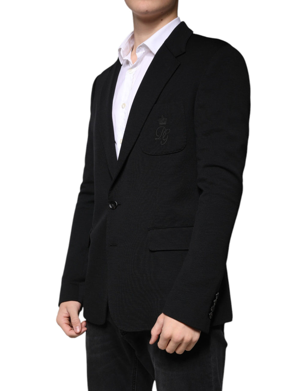 Dolce & Gabbana Black Wool Single Breasted Formal Blazer - Eljoys Fashion 