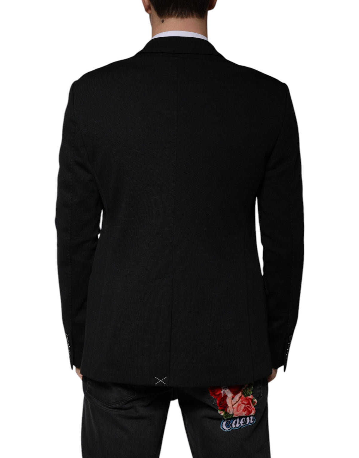 Dolce & Gabbana Black Wool Single Breasted Formal Blazer - Eljoys Fashion 