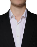 Dolce & Gabbana Black Wool Single Breasted Formal Blazer - Eljoys Fashion 