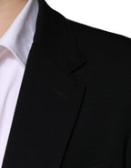 Dolce & Gabbana Black Wool Single Breasted Formal Blazer - Eljoys Fashion 