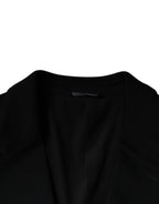 Dolce & Gabbana Black Wool Single Breasted Formal Blazer - Eljoys Fashion 