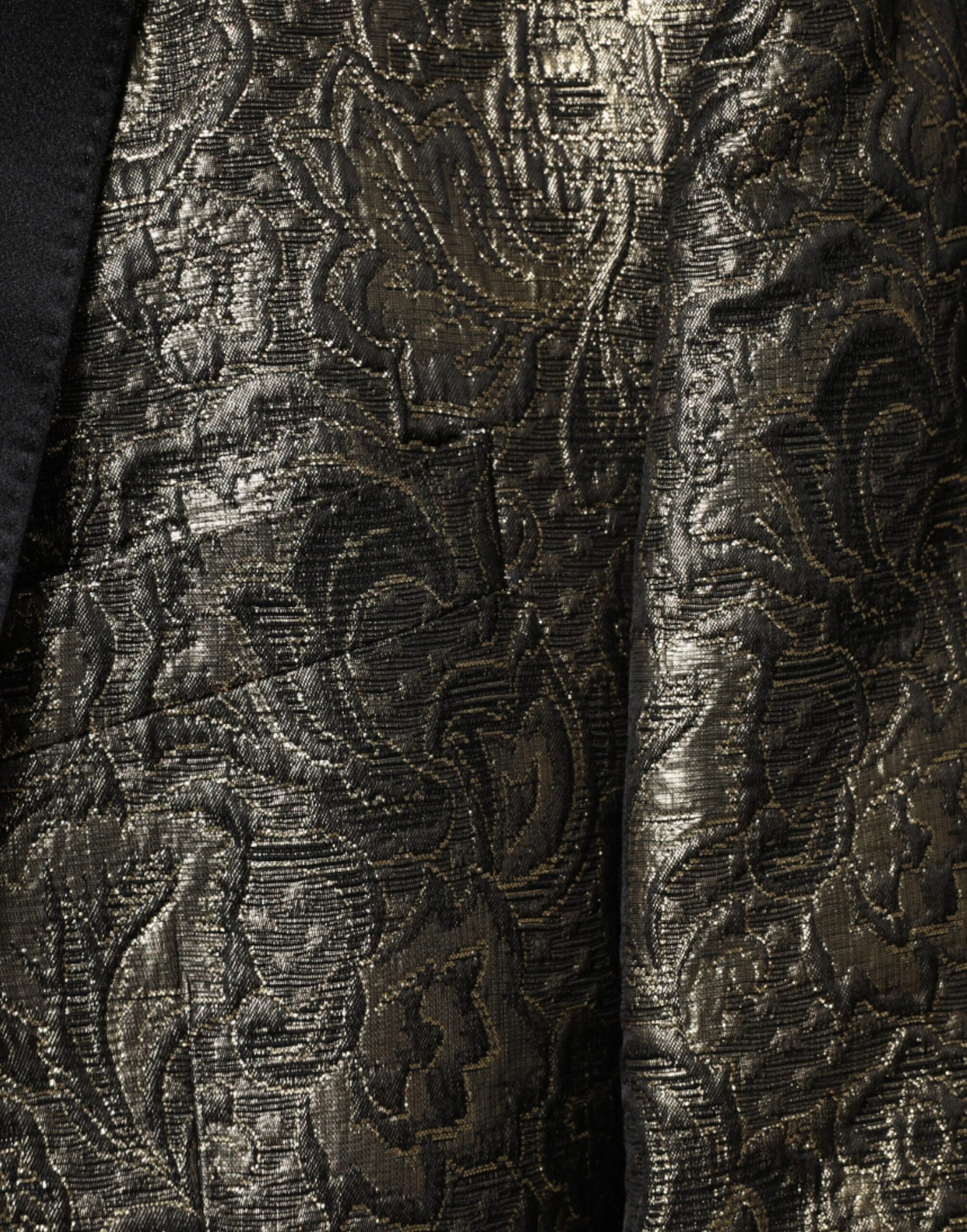 Dolce & Gabbana Gold SICILIA Jacquard Single Breasted Coat Blazer Dolce & Gabbana
