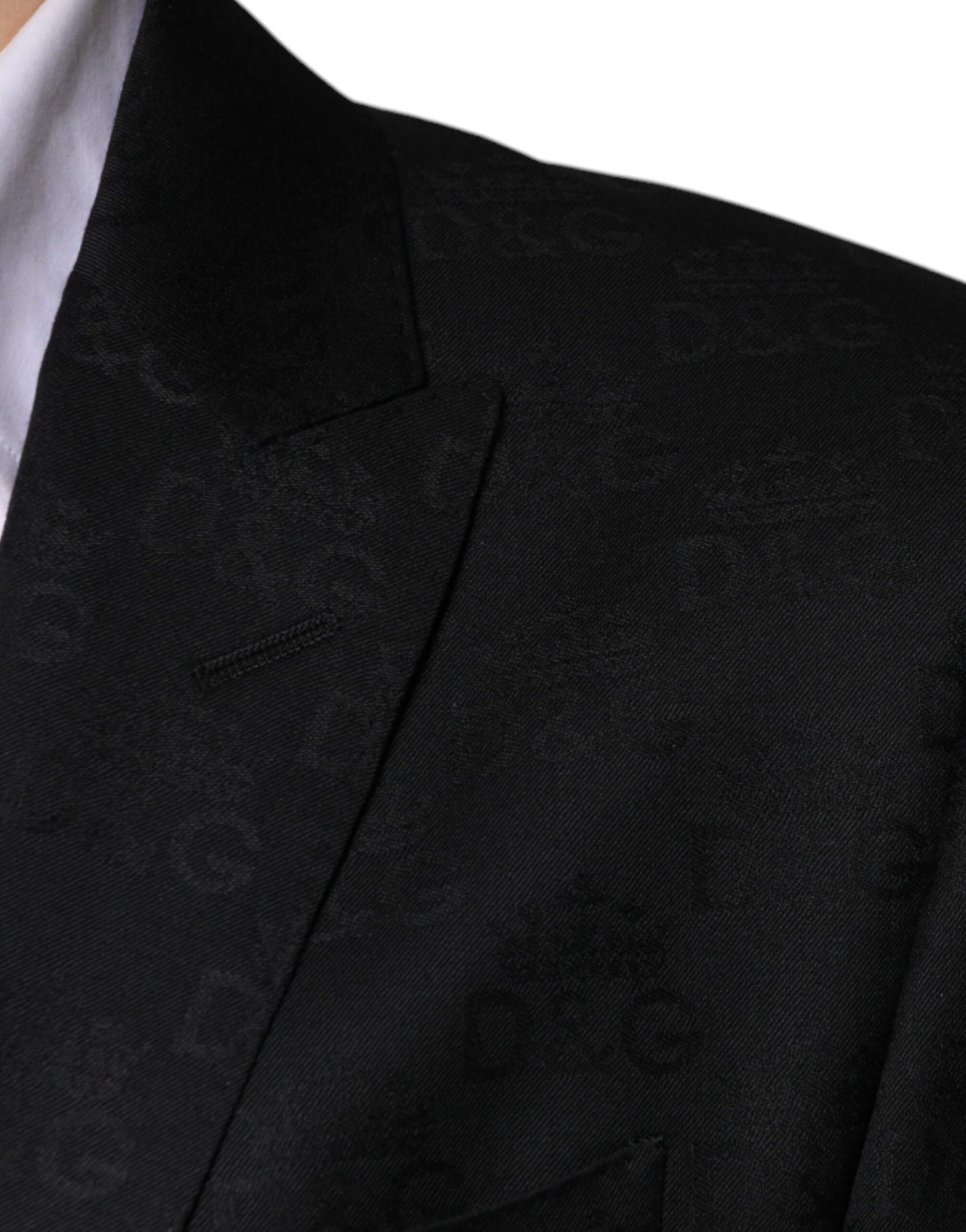 Dolce & Gabbana Black Wool Single Breasted Formal Blazer Dolce & Gabbana