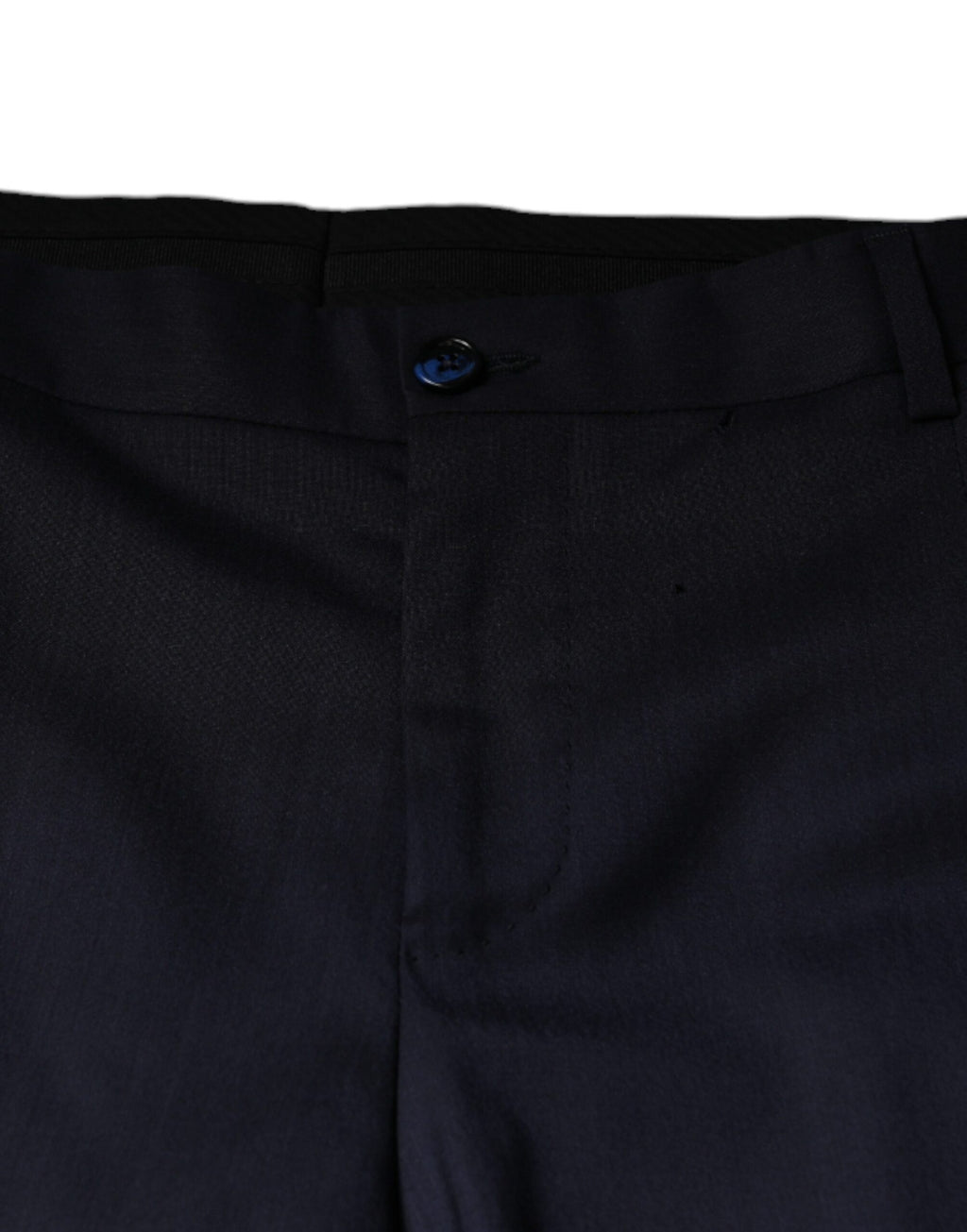 Dolce & Gabbana Blue Wool Skinny Formal Dress Pants - Eljoys Fashion 