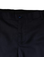 Dolce & Gabbana Blue Wool Skinny Formal Dress Pants - Eljoys Fashion 