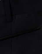 Dolce & Gabbana Blue Wool Skinny Formal Dress Pants - Eljoys Fashion 
