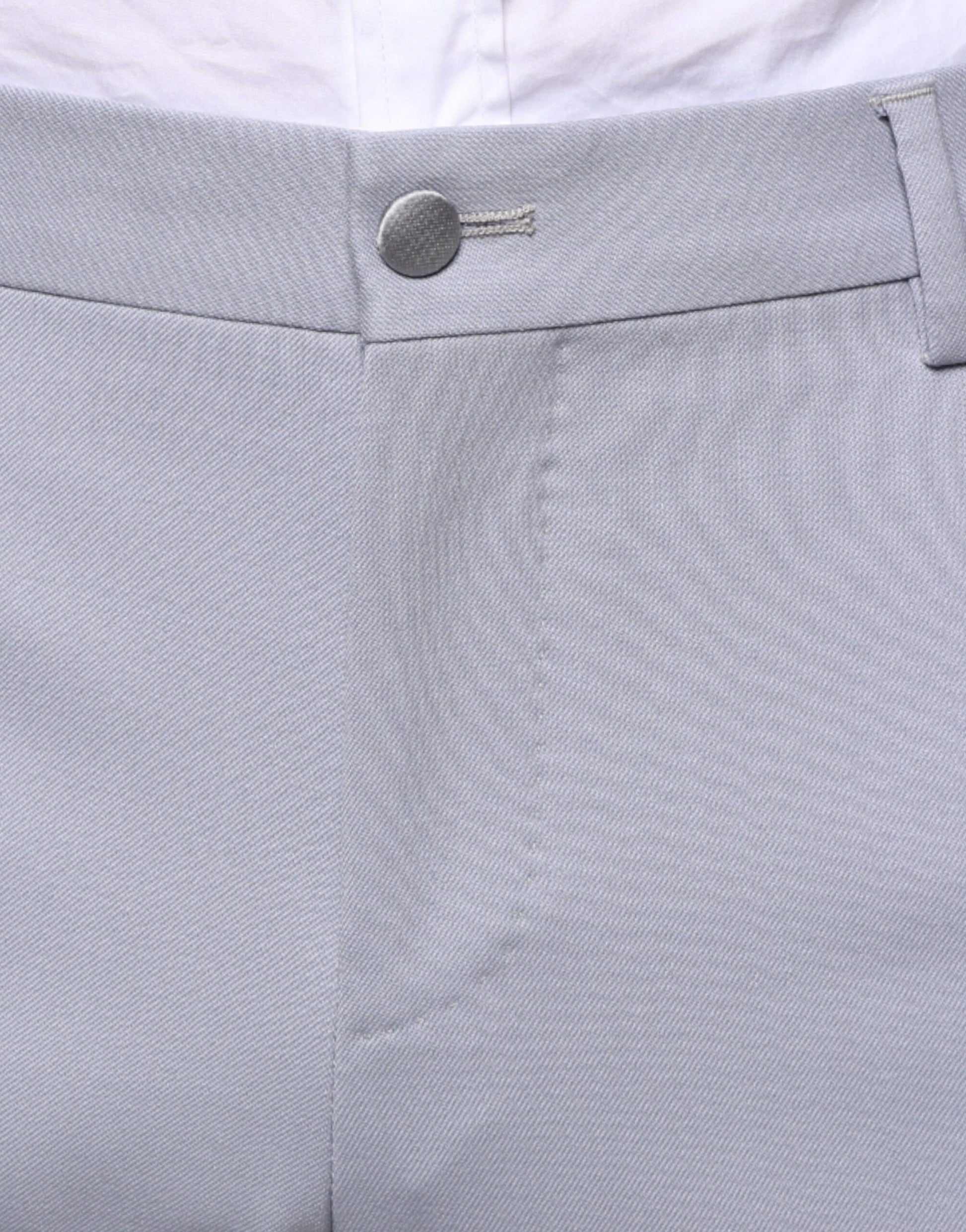Dolce & Gabbana Light Gray Wool Formal Dress Pants Dolce & Gabbana