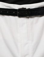 Brunello Cucinelli White Cotton Men Dress Tapered Pants - Eljoys Fashion 