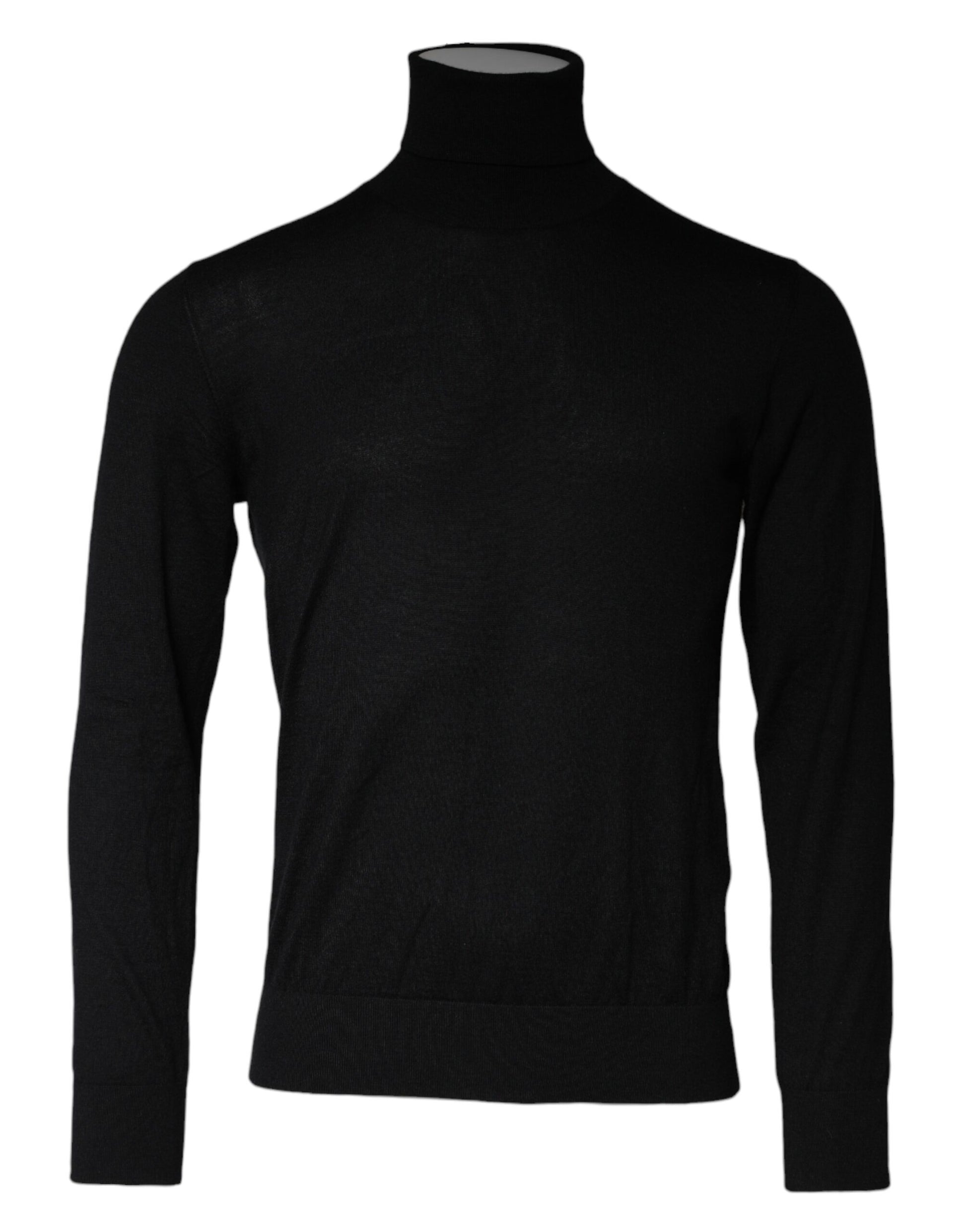 Dolce & Gabbana Black LongSleeve Turtleneck Pullover Sweater Dolce & Gabbana