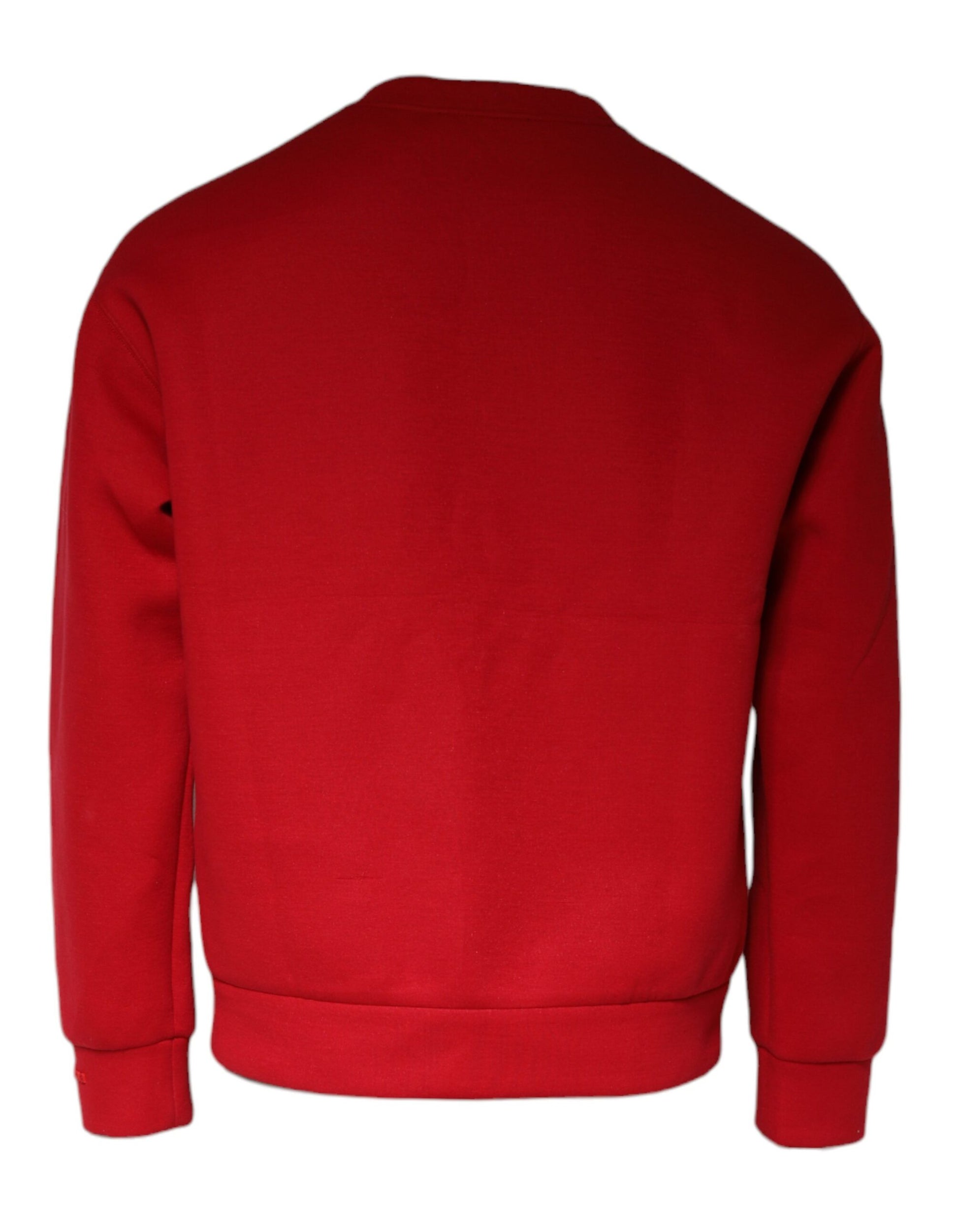 Dolce & Gabbana Maroon DG Logo Cotton Sweatshirt Sweater Dolce & Gabbana