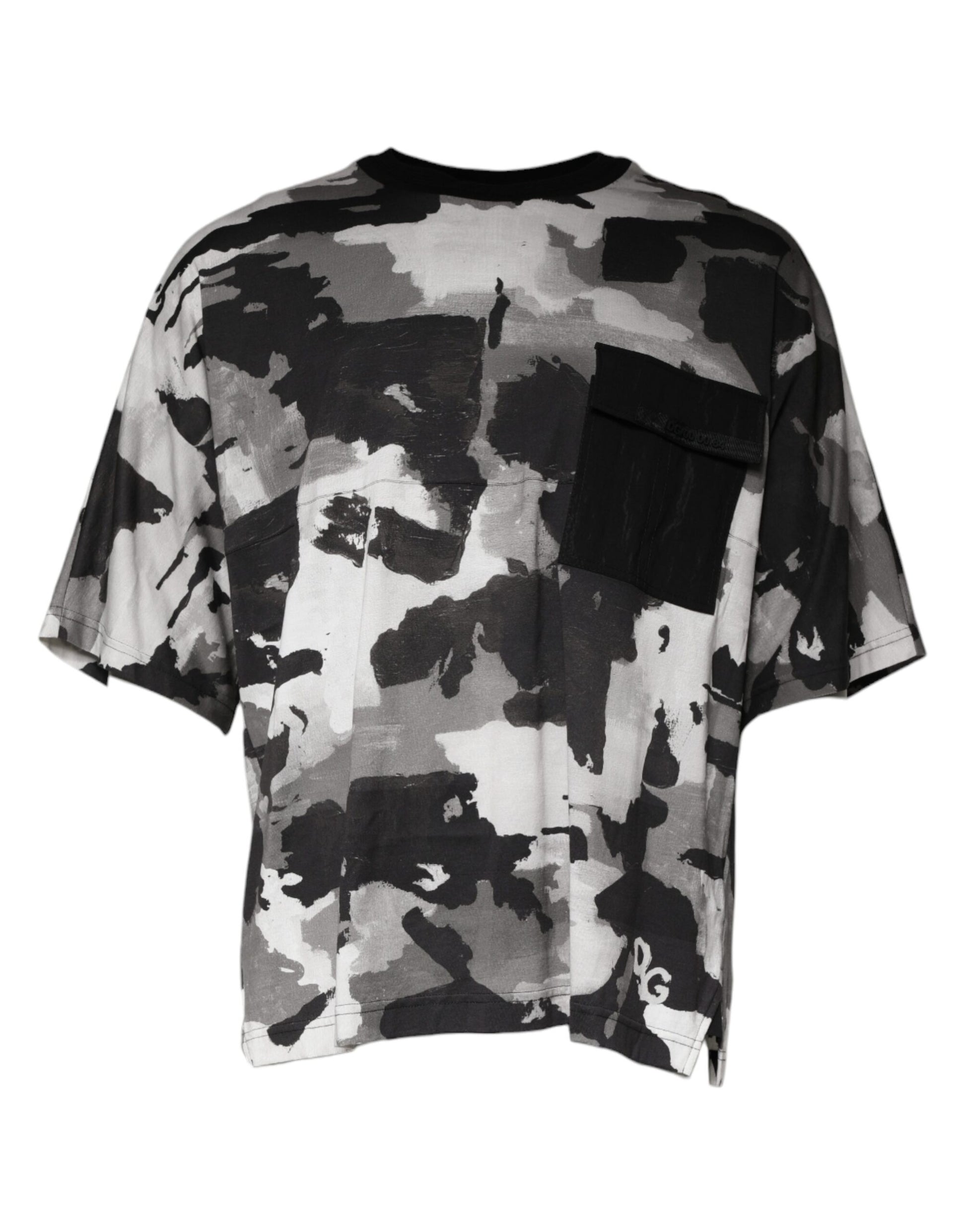 Dolce & Gabbana Multicolor Camouflage Cotton Crewneck T-shirt Dolce & Gabbana