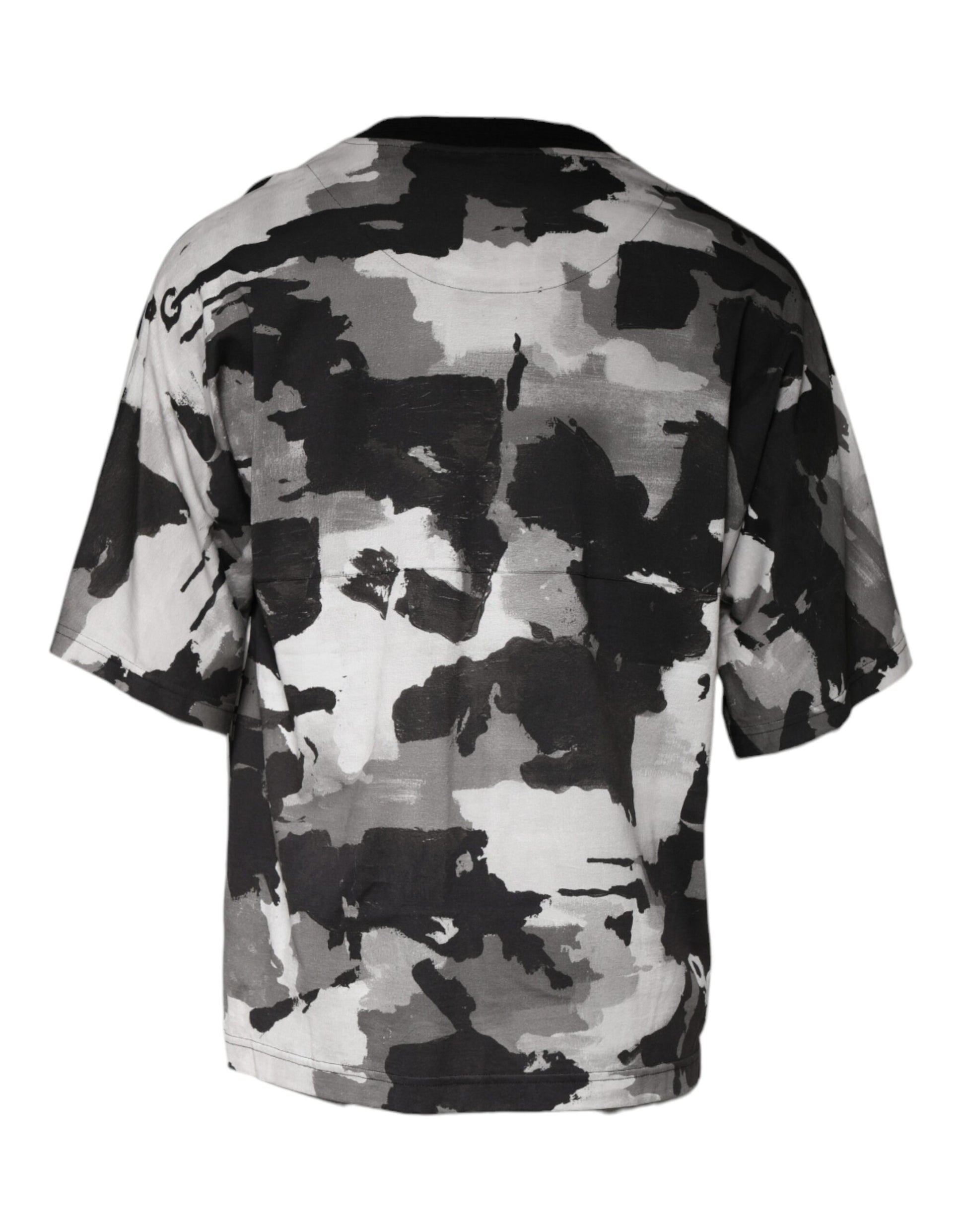 Dolce & Gabbana Multicolor Camouflage Cotton Crewneck T-shirt Dolce & Gabbana