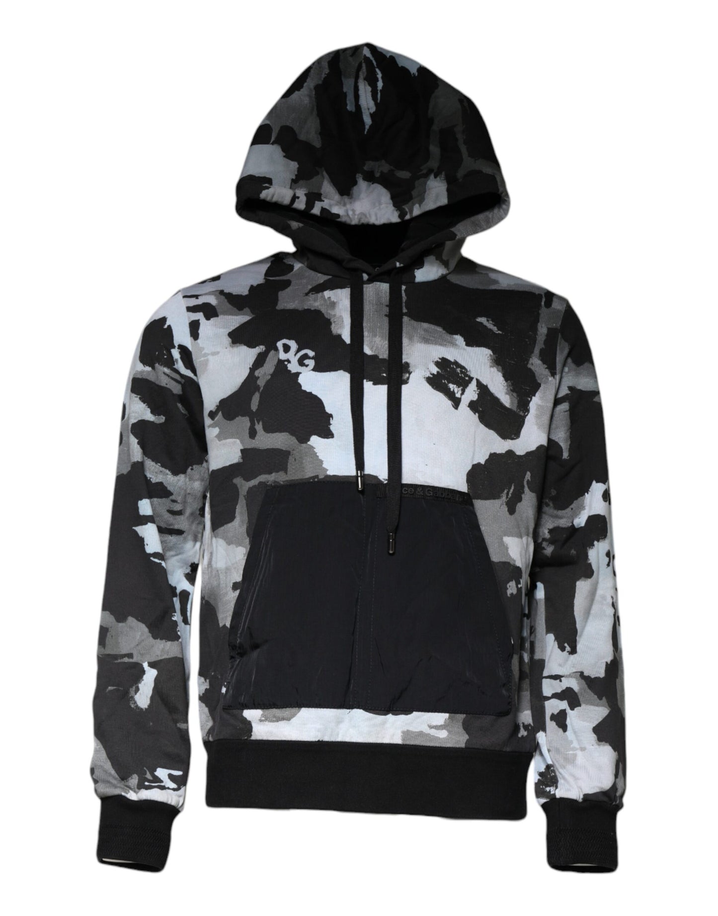 Dolce & Gabbana Multicolor Camouflage Men Hooded Sweater Copy Dolce & Gabbana