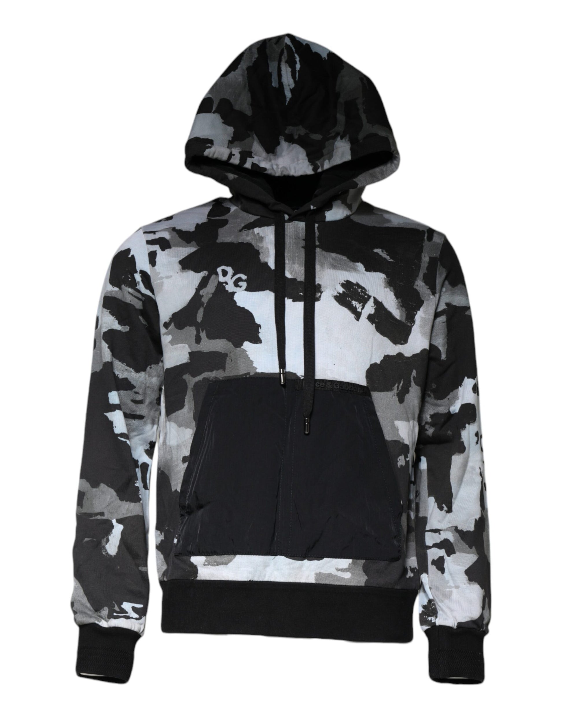 Dolce & Gabbana Multicolor Camouflage Men Hooded Sweater Copy Dolce & Gabbana