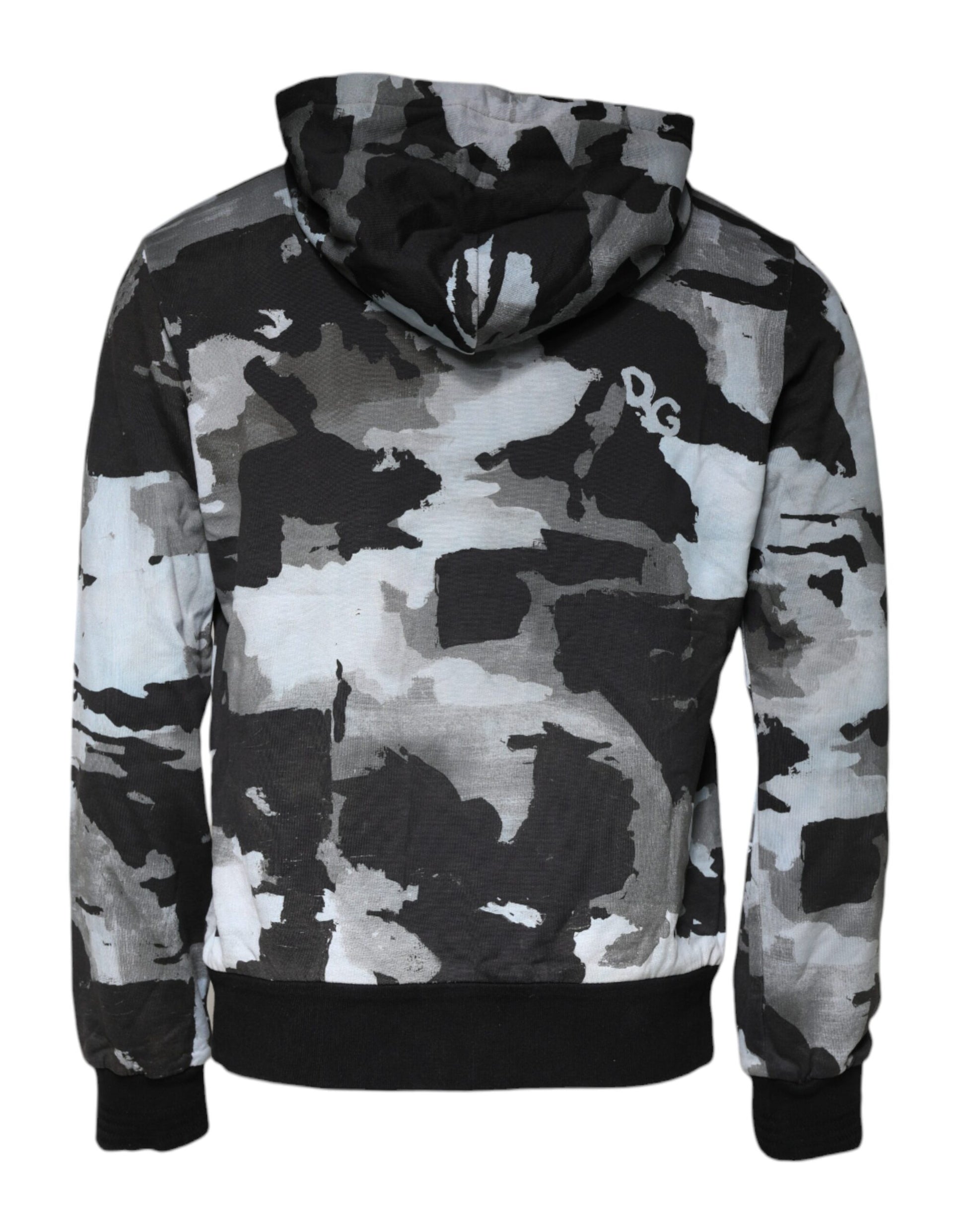 Dolce & Gabbana Multicolor Camouflage Men Hooded Sweater Copy Dolce & Gabbana
