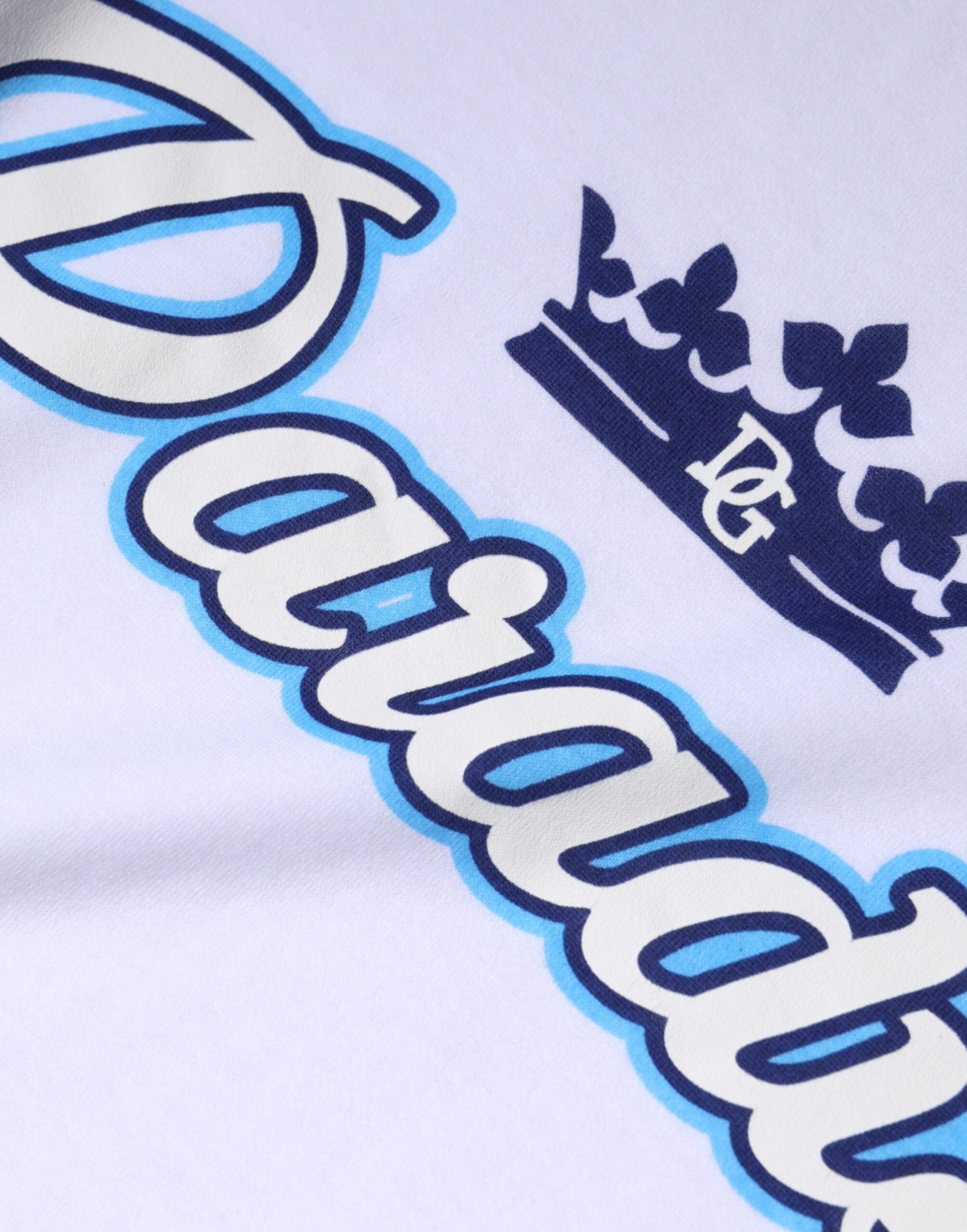 Dolce & Gabbana White Paradiso Cotton Shorts Sleeves T-shirt Dolce & Gabbana