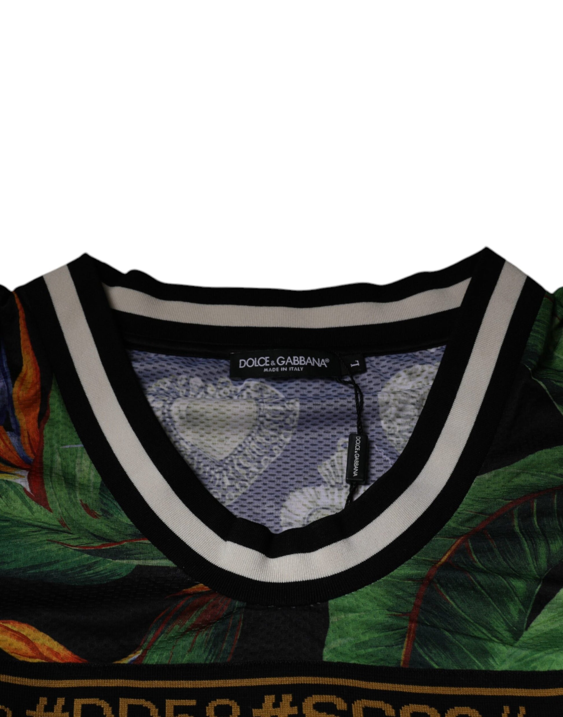 Dolce & Gabbana Multicolor Tropical Sleeveless Tank T-shirt Dolce & Gabbana