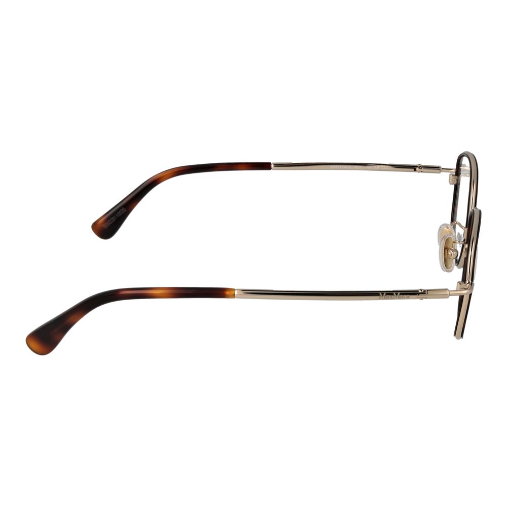 Max Mara Brown Metal Glasses Frames