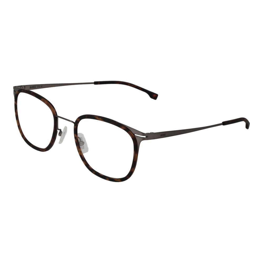 Hugo Boss Brown Stainless Steel Glasses Frames
